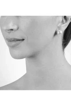 Jewellery^Cachet London Mac 12 Earrings Platinum Pearl Silver