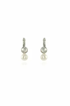 Jewellery^Cachet London Mimi Earrings Plated Leverback Platinum