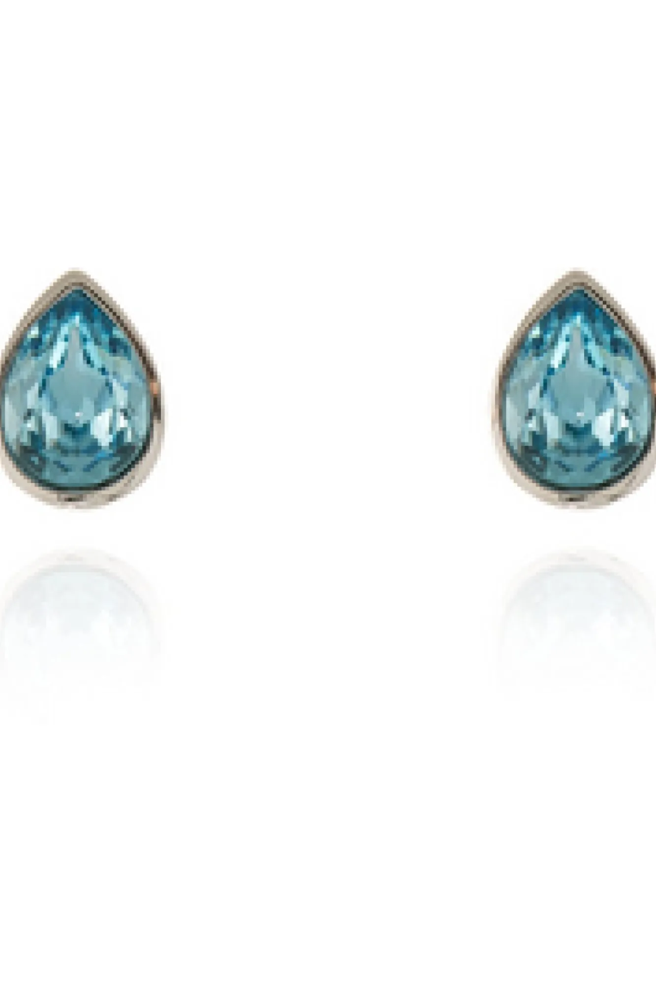 Jewellery^Cachet London Ran Earrings Aquamarine Crystal Platinum Blue