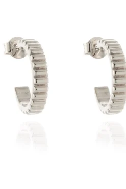 Jewellery^Cachet London Ricci 15Mm Hoop Earrings Platinum Plated Silver
