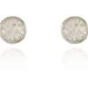 Jewellery^Cachet London Thisbe Earrings Clear Crystal Platinum Plated Silver