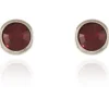 Jewellery^Cachet London Thisbe Earrings Siam Crystal Platinum Plated Red