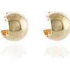 Jewellery^Cachet London Willow 15Mm Hoop Earrings 18Ct Plated Gold