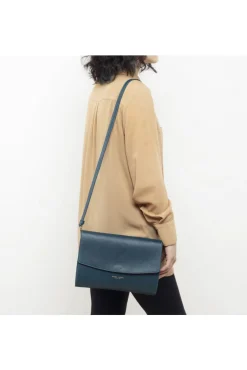 Bags^Campo Marzio Clutch With Removable Crossbody Strap Renee Petrol Green