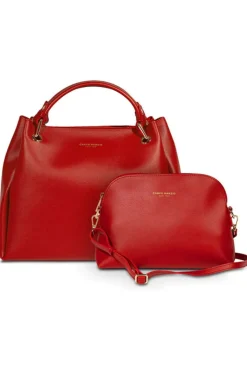Bags^Campo Marzio Louise Handbag With Removable Crossbody Strap Red