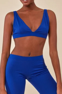 Loungewear & Sleepwear^Cosmochic Bralette & Legging Workout Lounge Set Blue
