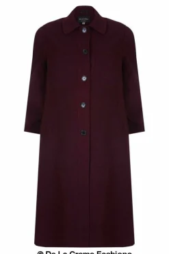 Outerwear^De La Creme Fashions Curve Wool Cashmere Blend Long Coat