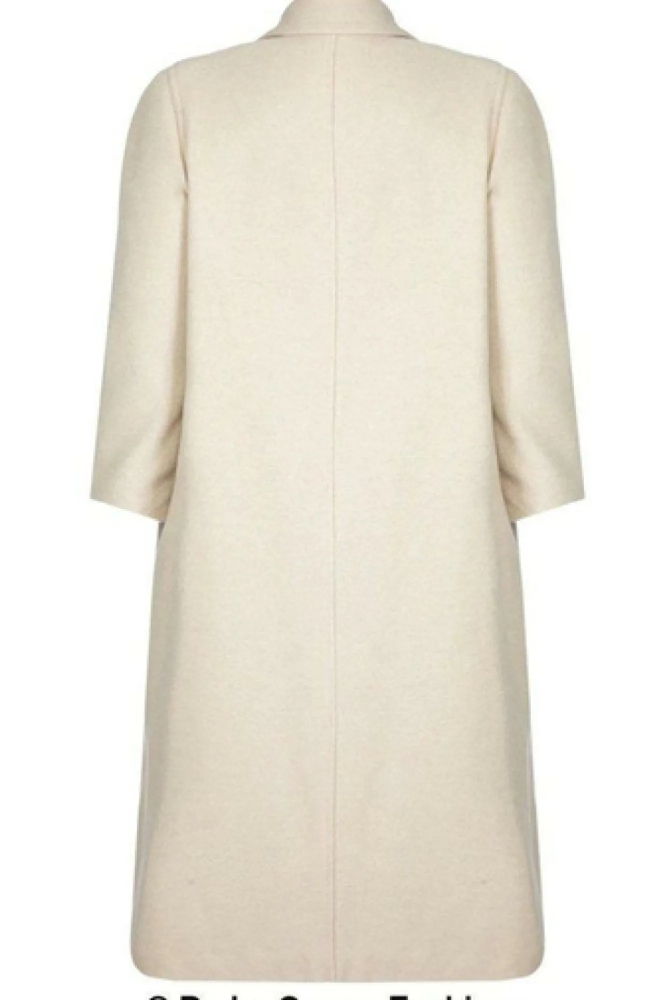 Outerwear^De La Creme Fashions Curve Wool Cashmere Blend Long Coat