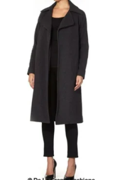 Outerwear^De La Creme Fashions Diana Wrap Around Duster Coat