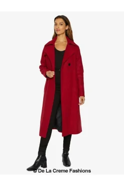 Outerwear^De La Creme Fashions Diana Wrap Around Duster Coat
