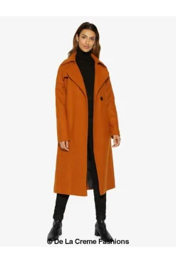 Outerwear^De La Creme Fashions Diana Wrap Around Duster Coat