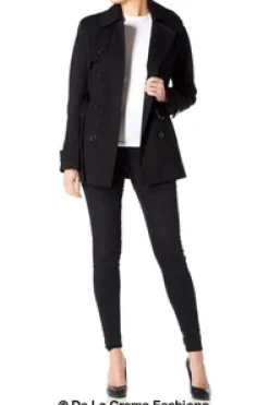 Outerwear^De La Creme Fashions Double Breasted Short Coat