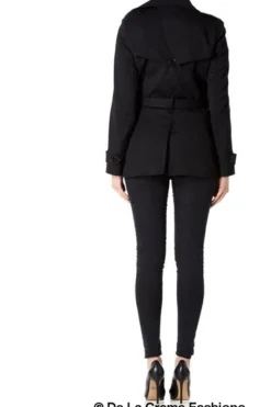 Outerwear^De La Creme Fashions Double Breasted Short Coat