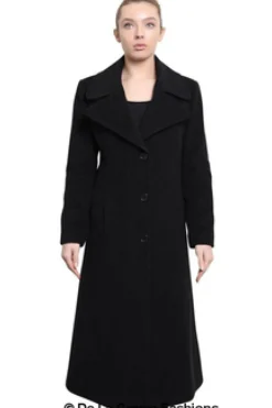Outerwear^De La Creme Fashions Large Lapel Long Coat