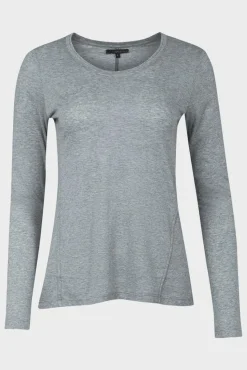 T-Shirts^De La Creme Fashions Long Sleeve Top Grey