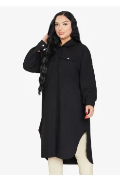 Outerwear^De La Creme Fashions Oversized Longline Shacket