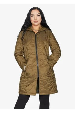 Outerwear^De La Creme Fashions Padded Quilted Down Hooded Jacket
