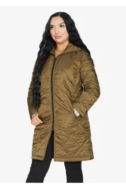 Outerwear^De La Creme Fashions Padded Quilted Down Hooded Jacket