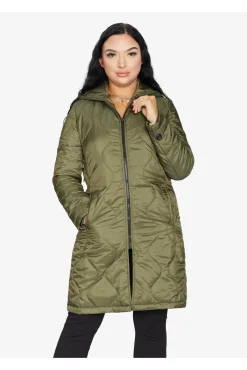 Outerwear^De La Creme Fashions Padded Quilted Down Hooded Jacket