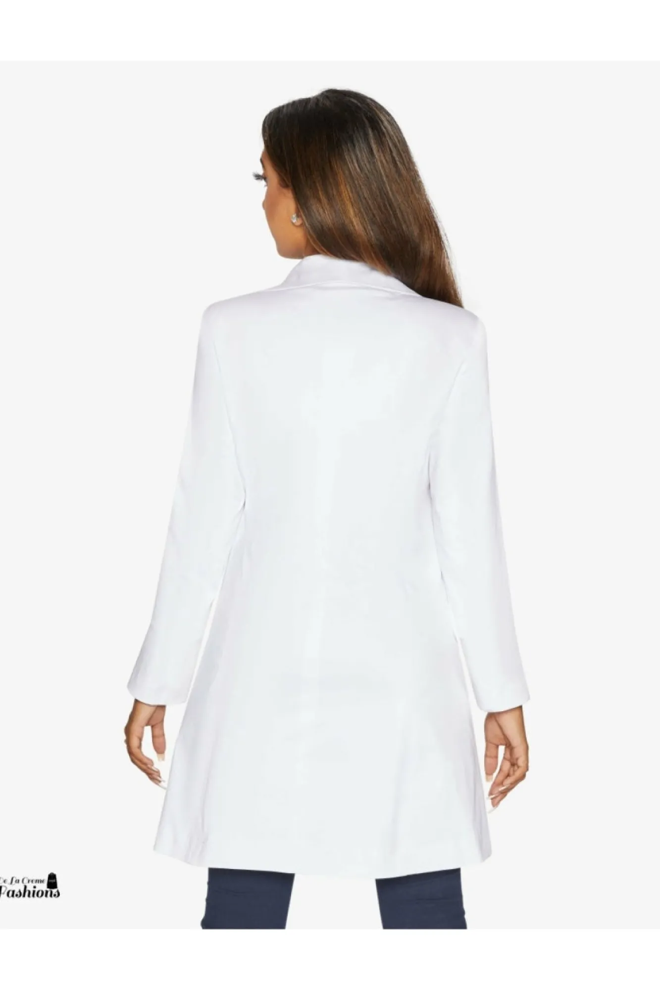 Outerwear^De La Creme Fashions Womens Double Breasted Longline Blazer