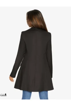 Outerwear^De La Creme Fashions Womens Double Breasted Longline Blazer