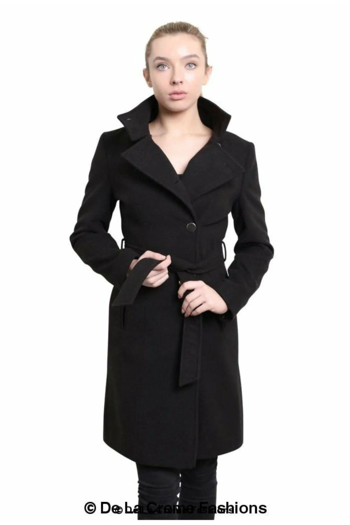 Outerwear^De La Creme Fashions Women Hip Length Keep It Simple Coat