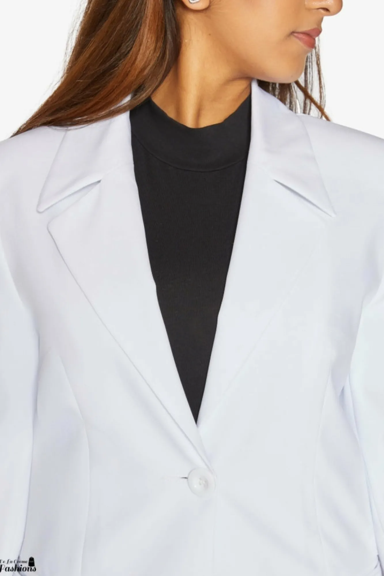 Outerwear^De La Creme Fashions Womens Curved Hem Longline Blazer