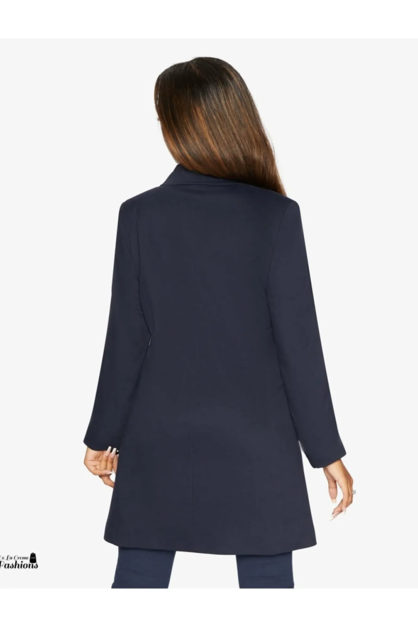 Outerwear^De La Creme Fashions Womens Curved Hem Longline Blazer