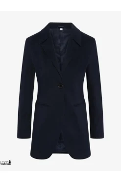 Outerwear^De La Creme Fashions Womens Curved Hem Longline Blazer