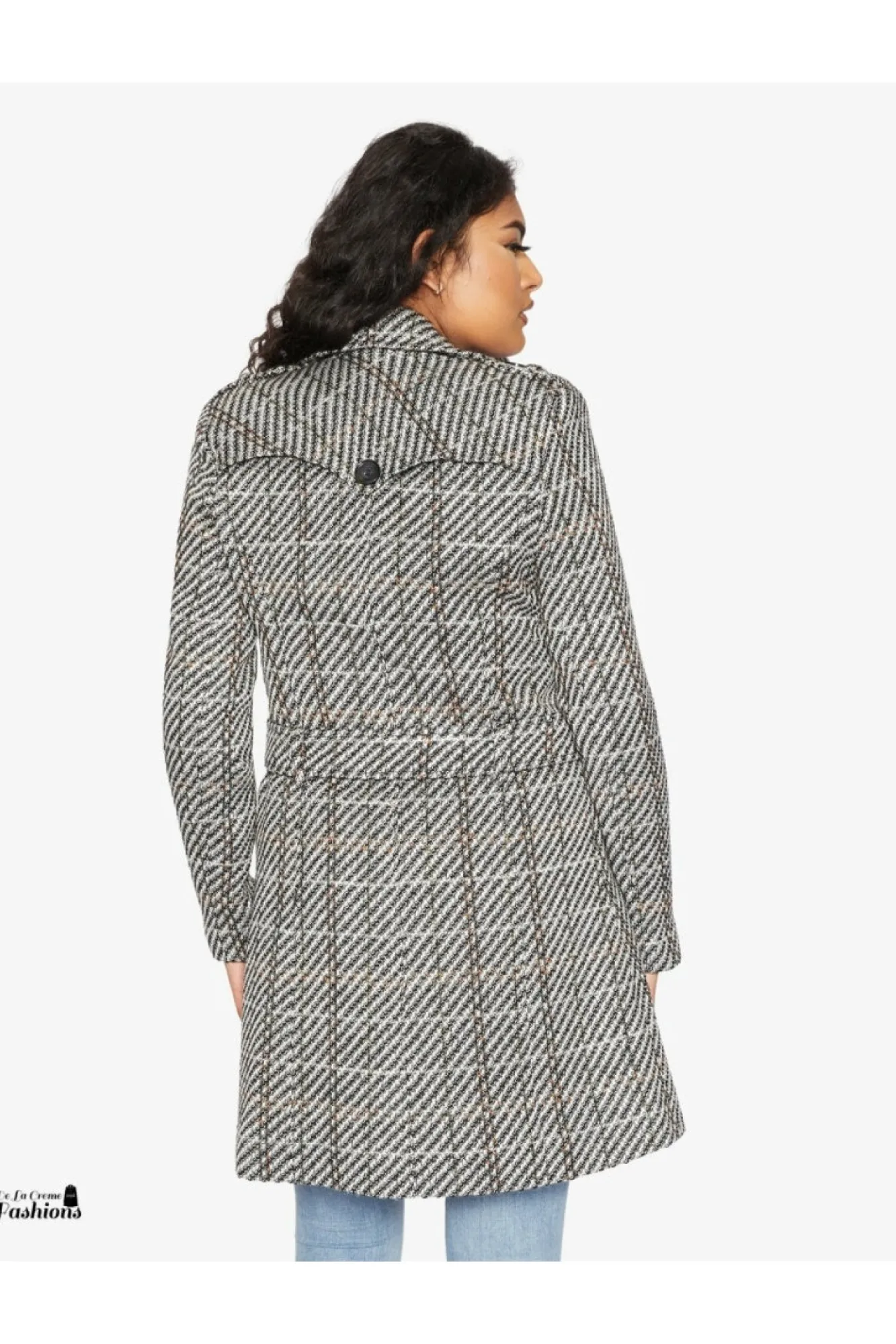 Outerwear^De La Creme Fashions Wool Blend Double Breast Military Coat