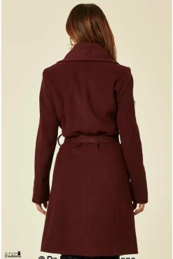 Outerwear^De La Creme Fashions Wool Blend Large Lapel Duster Coat