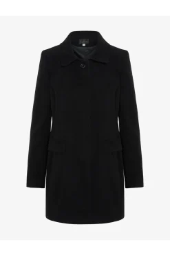 Outerwear^De La Creme Fashions Wool Blend Hip Length Covert Coat