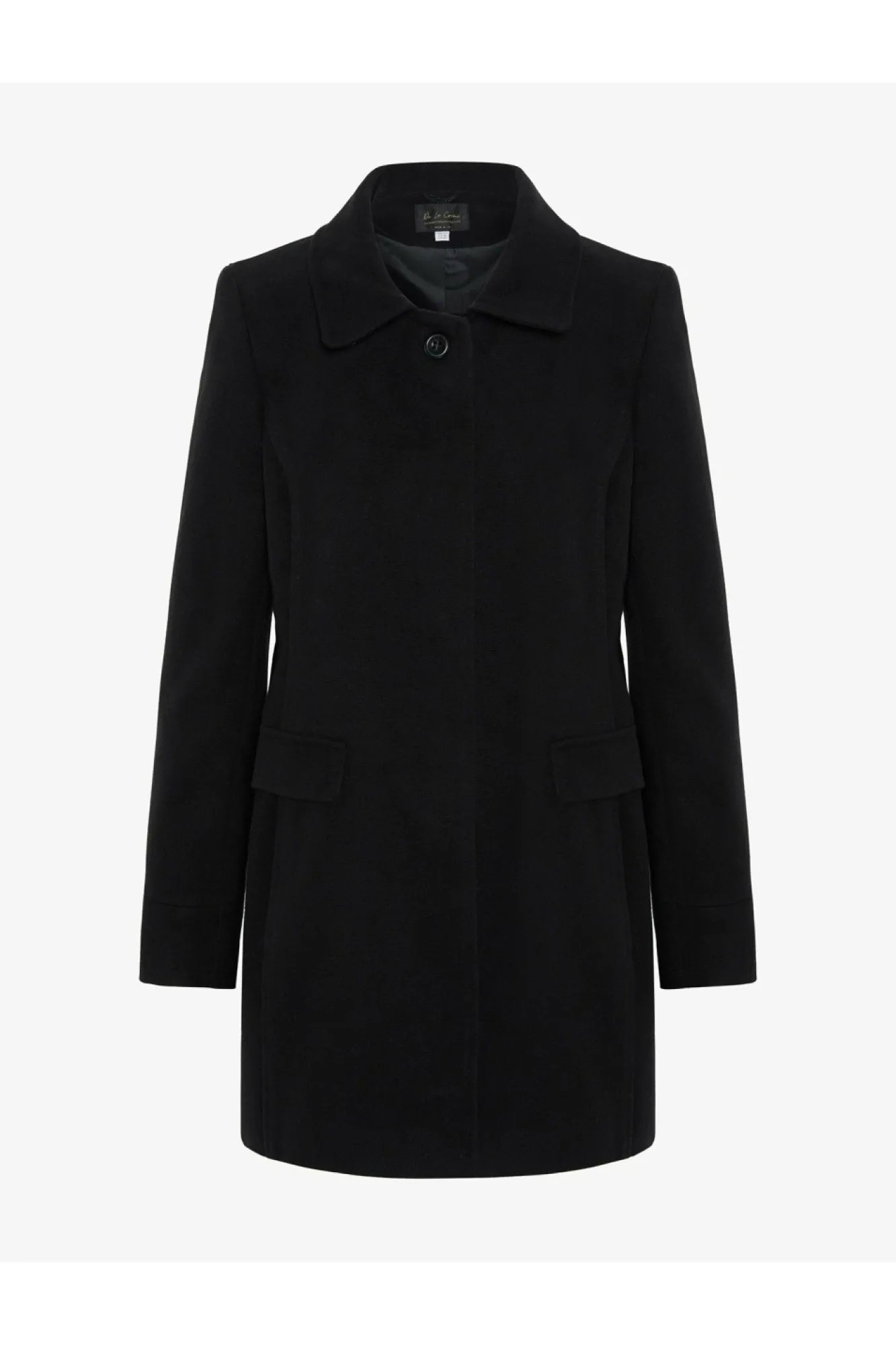 Outerwear^De La Creme Fashions Wool Blend Hip Length Covert Coat
