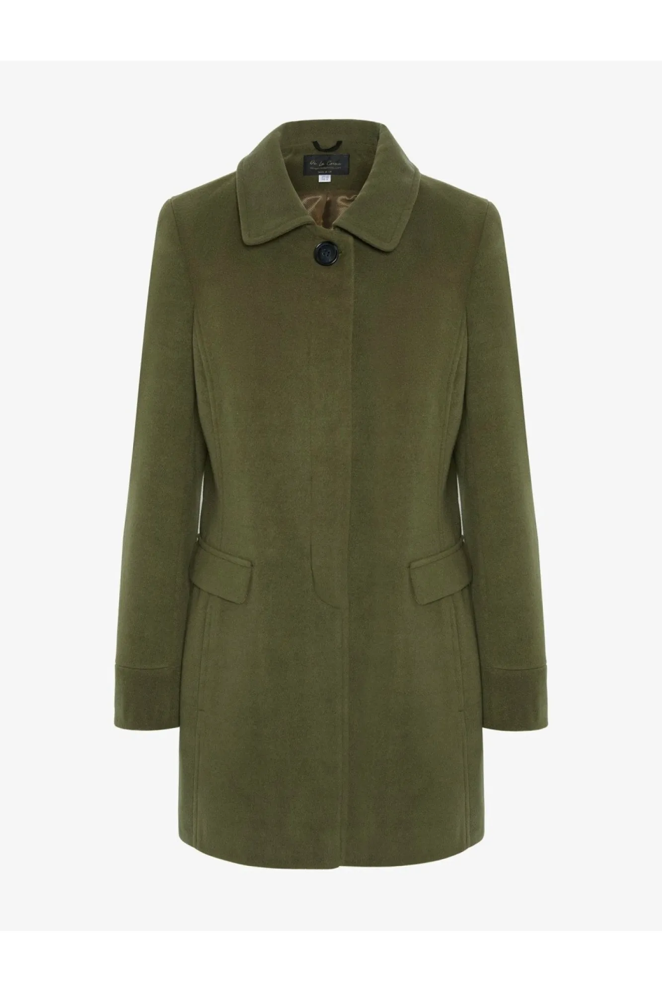 Outerwear^De La Creme Fashions Wool Blend Hip Length Covert Coat