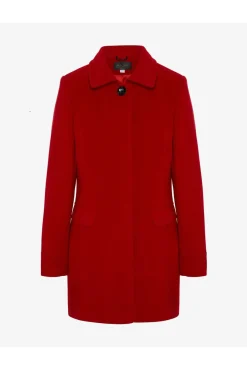 Outerwear^De La Creme Fashions Wool Blend Hip Length Covert Coat