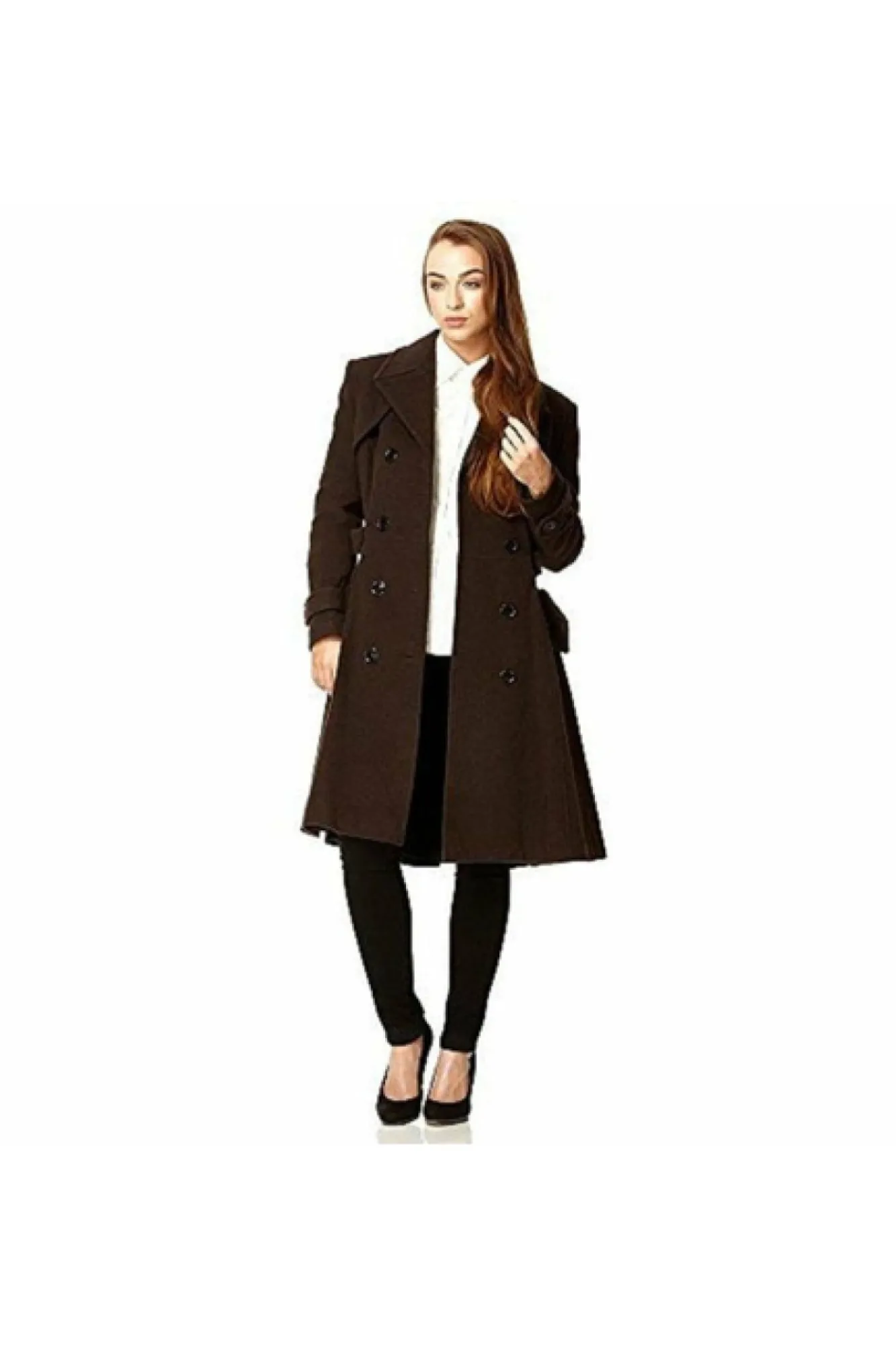 Outerwear^De La Creme Fashions Wool Blend Double Breasted Coat