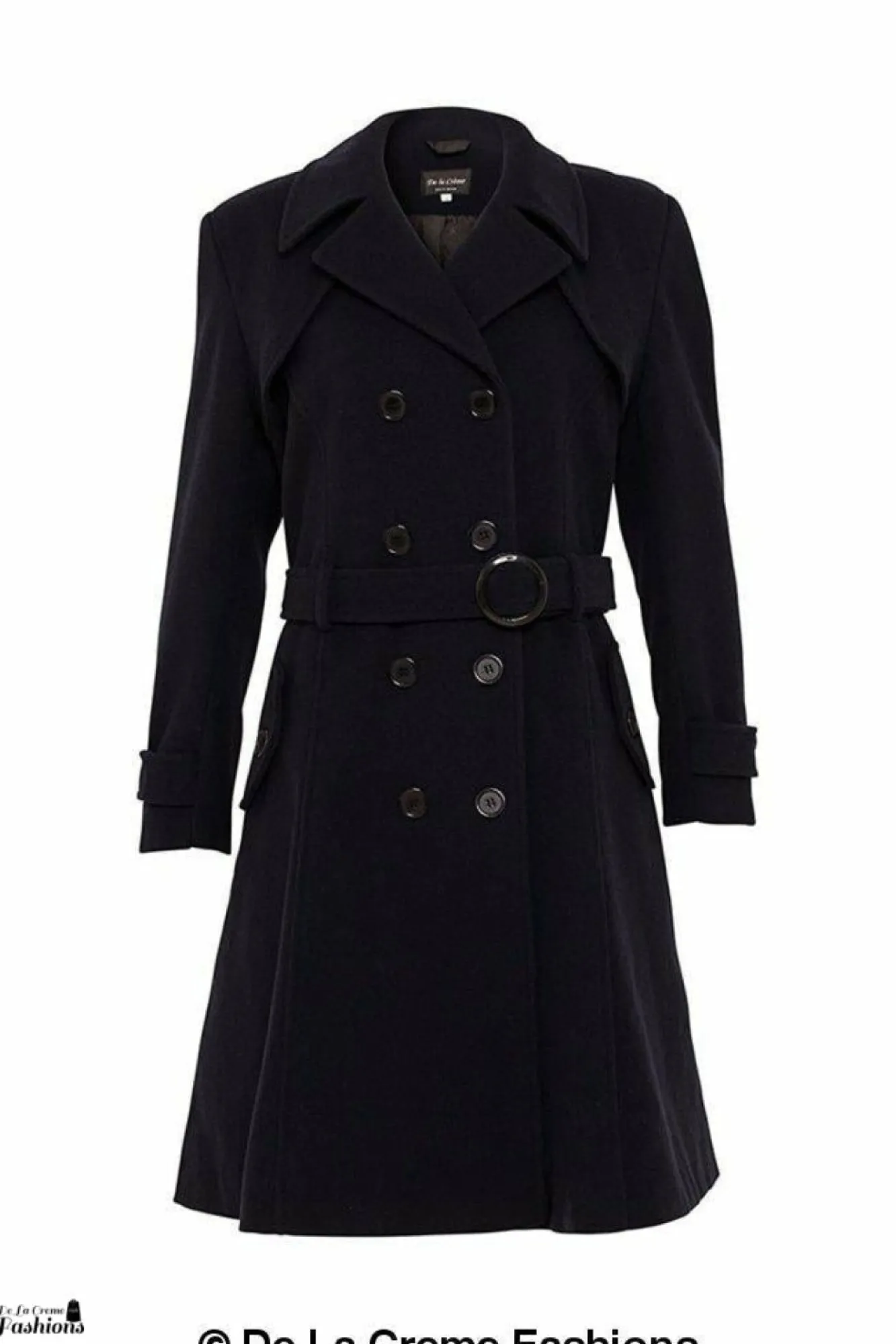 Outerwear^De La Creme Fashions Wool Blend Double Breasted Coat