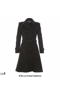 Outerwear^De La Creme Fashions Wool Blend Double Breasted Coat