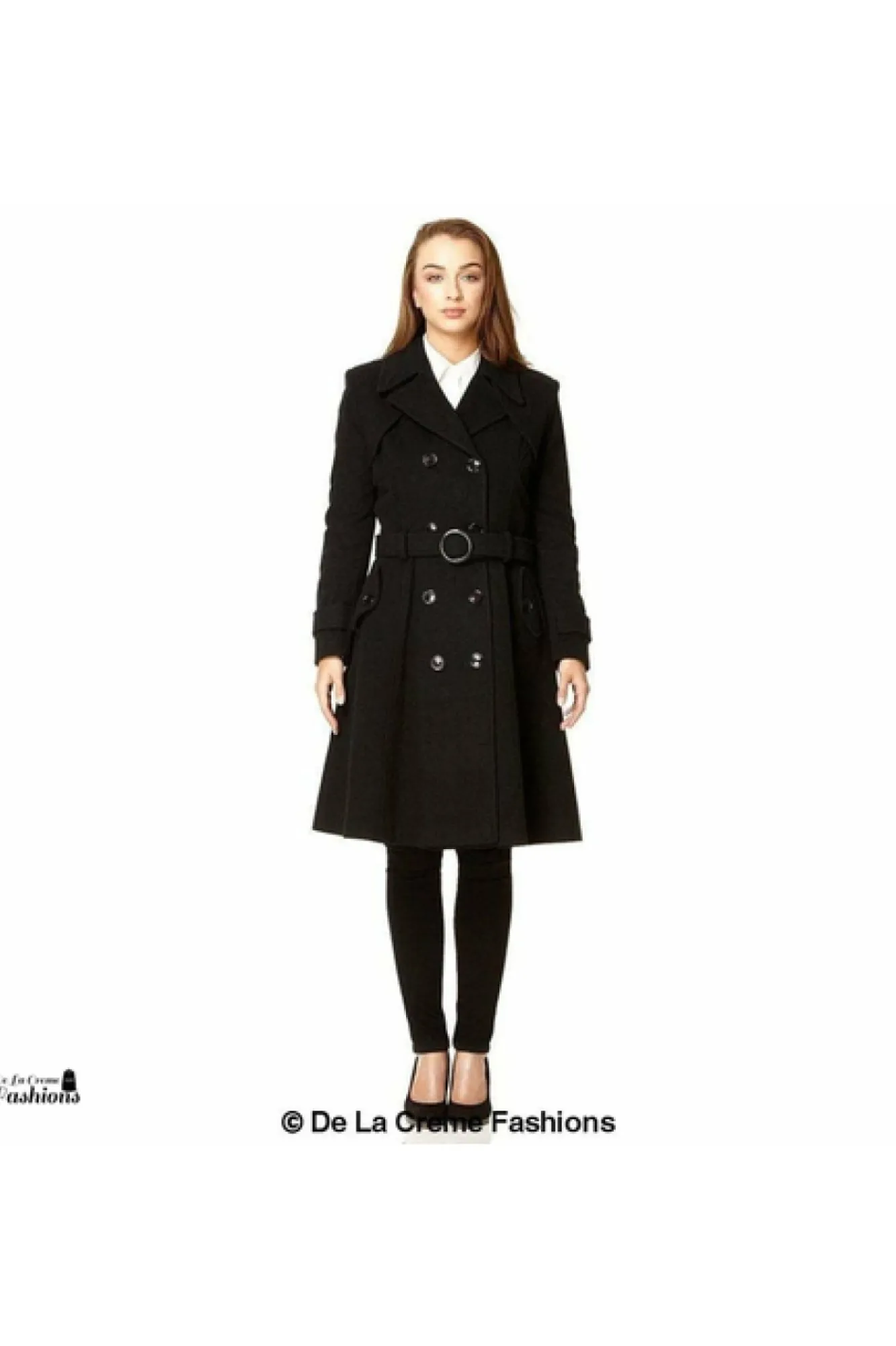 Outerwear^De La Creme Fashions Wool Blend Double Breasted Coat