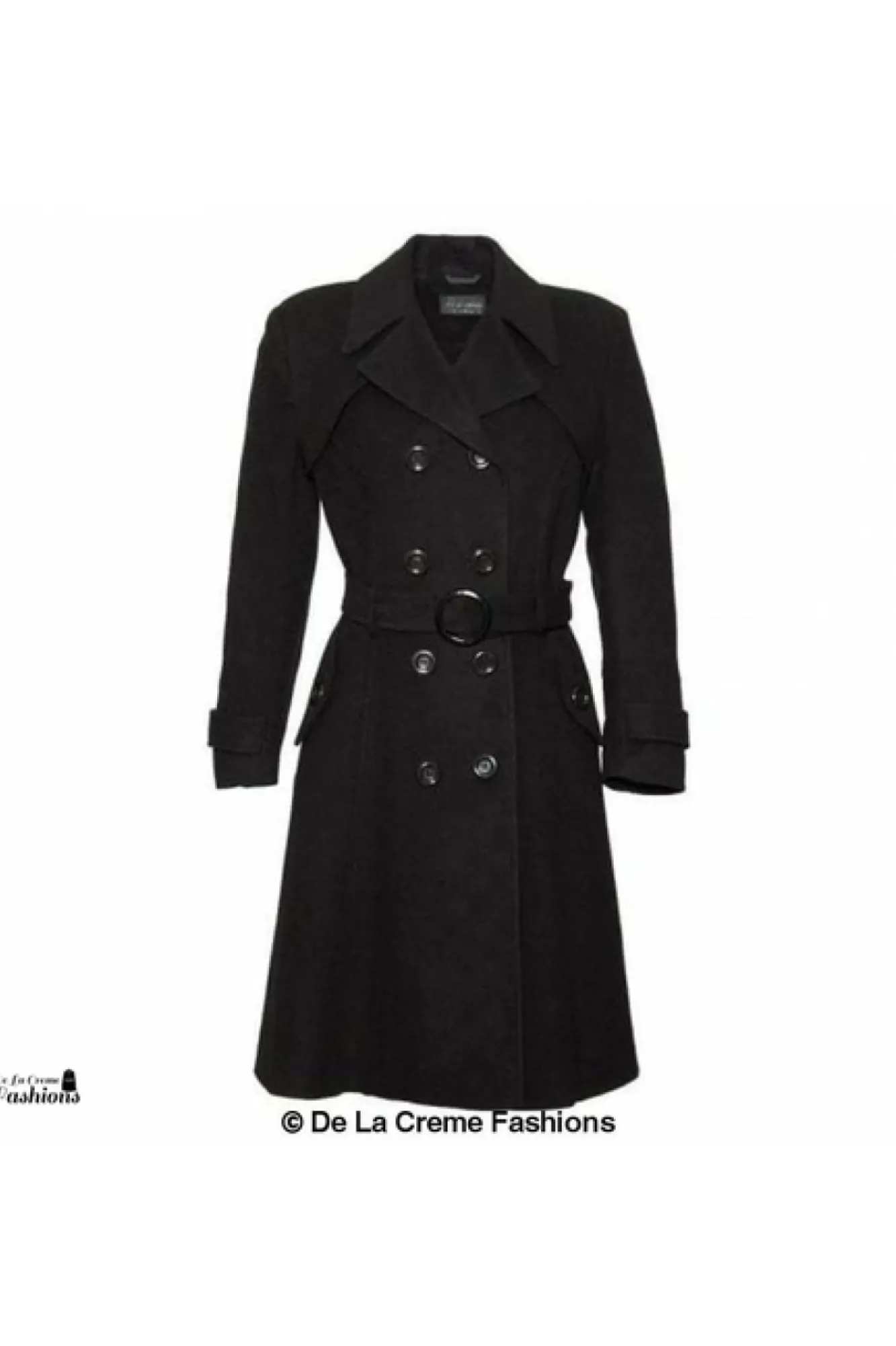 Outerwear^De La Creme Fashions Wool Blend Double Breasted Coat