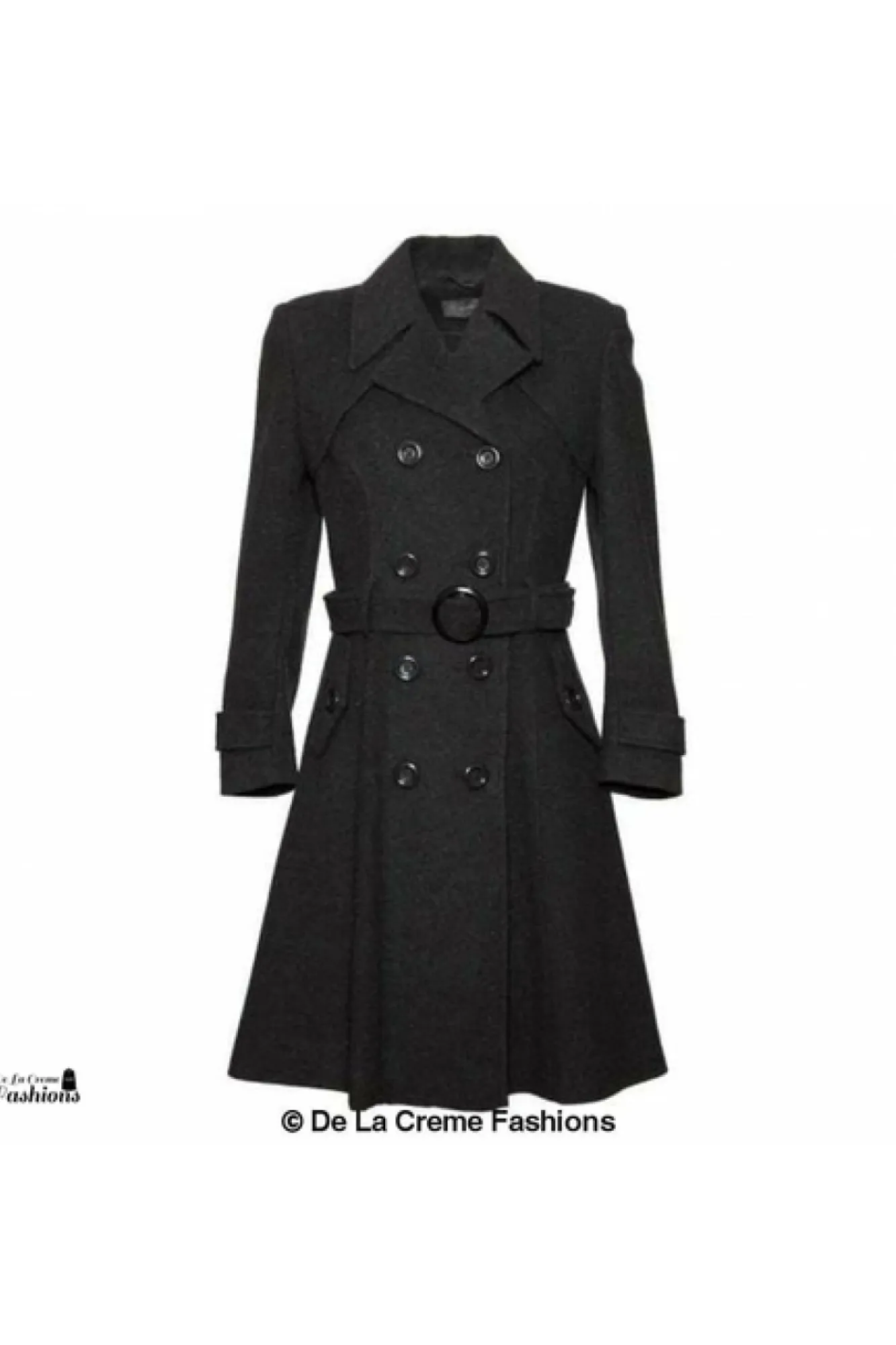 Outerwear^De La Creme Fashions Wool Blend Double Breasted Coat