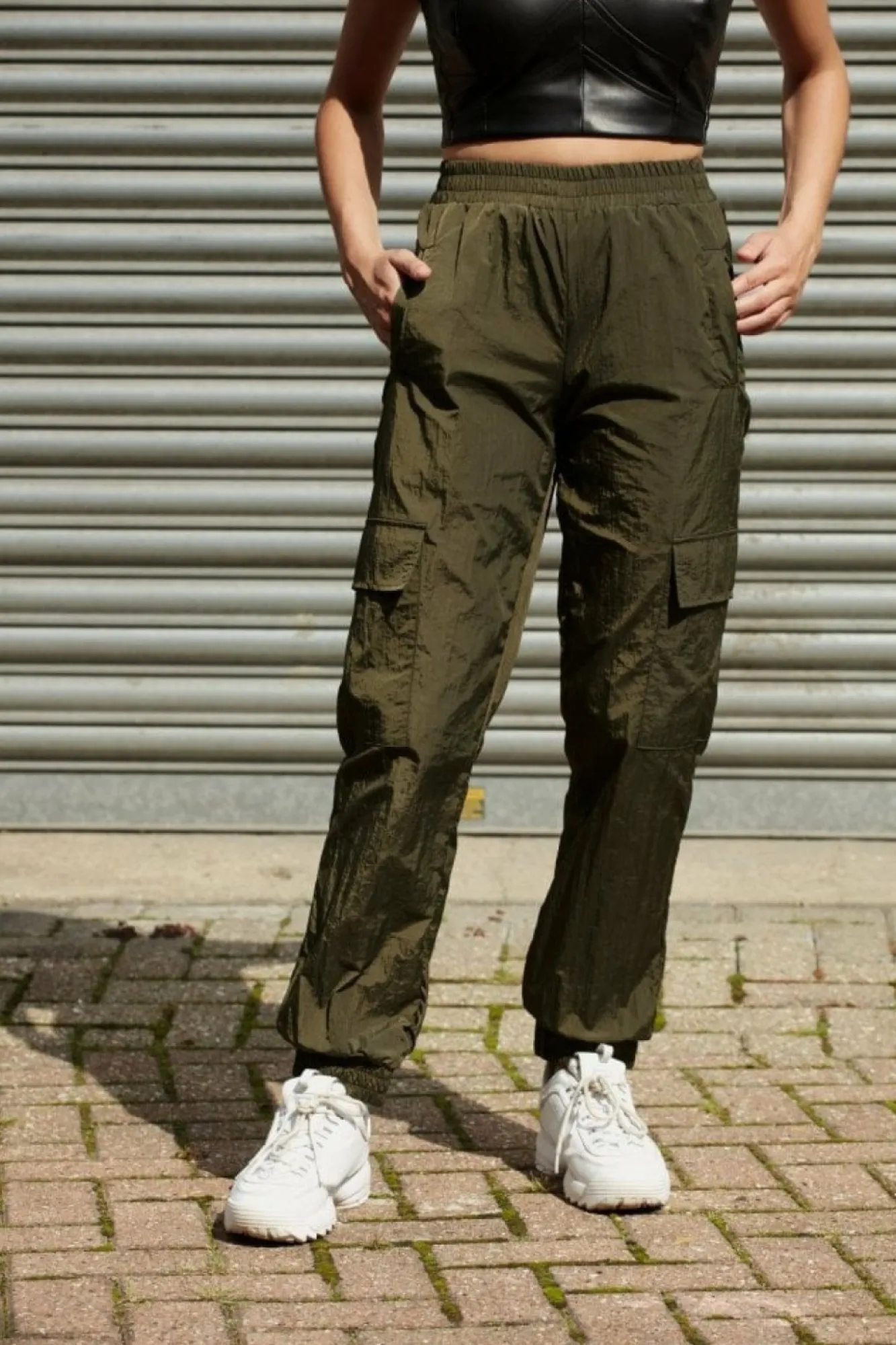 Trousers^Double Second Cargo Trousers Khaki