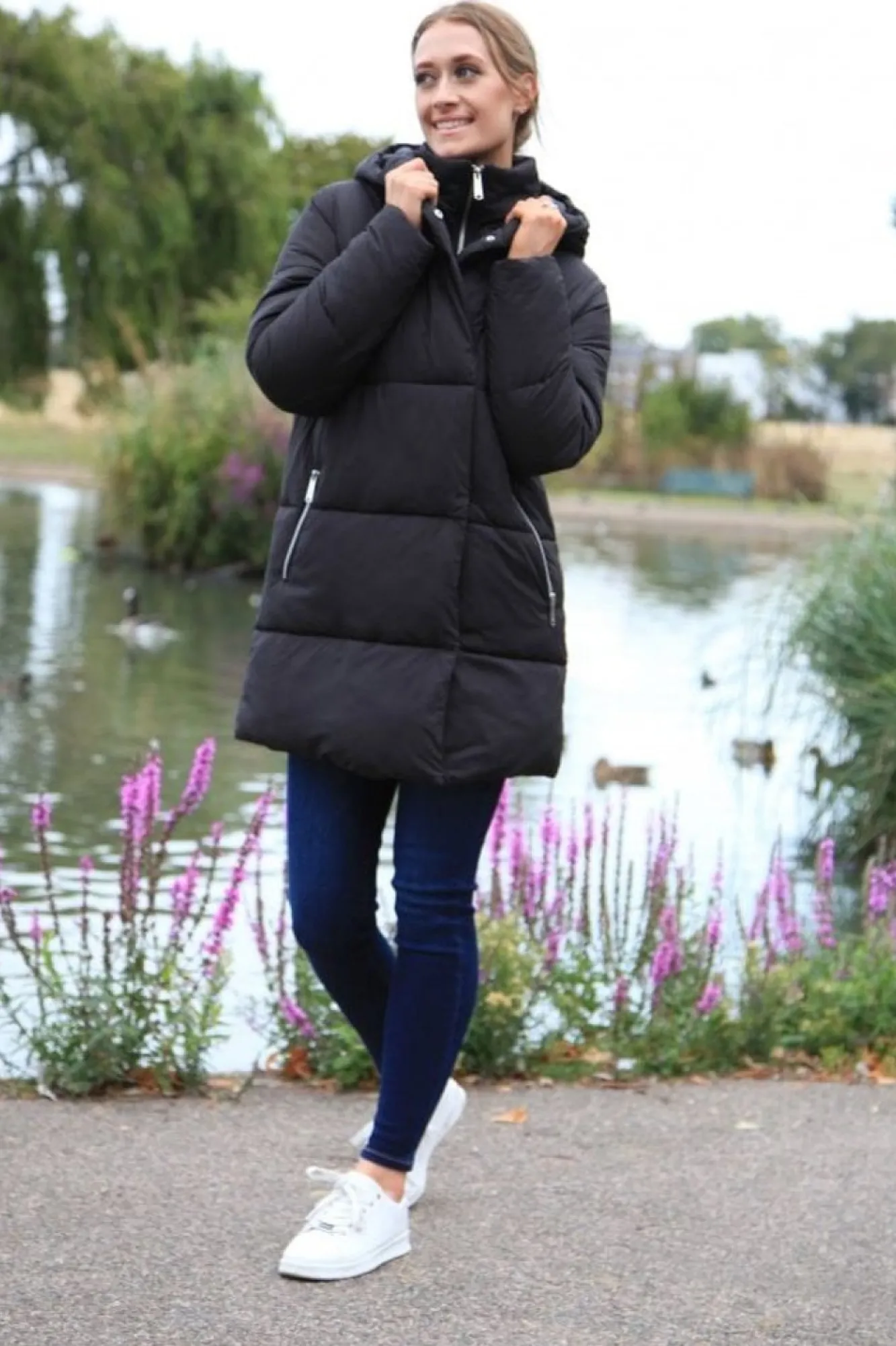 Outerwear^Double Second Double Fastening Puffer Coat Black
