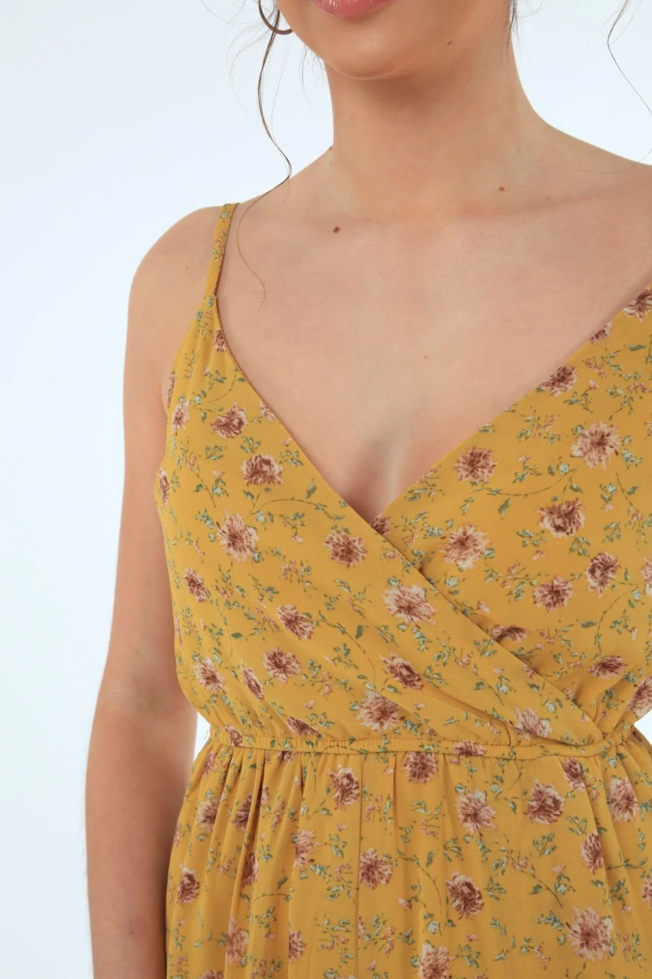 Jumpsuits^Double Second Floral Playsuit Yellow