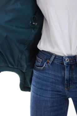 Outerwear^Double Second Oversized Dip Back Puffer Teal