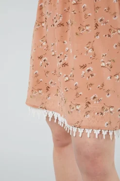Mini Dresses^Double Second Summer Floral Sleevless Dress Pink