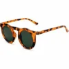 Sunglasses^East Village 'Haymaker' Round Sunglasses Honey With G15 Lens Brown