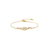 Jewellery^Elka London Alexa Flower Metal Bracelet Gold