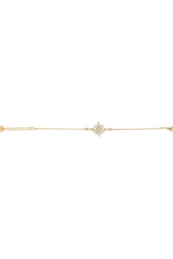 Jewellery^Elka London Alexa Flower Metal Bracelet Gold