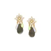 Jewellery^Elka London Alexa Flower Top Post Earrings Gold